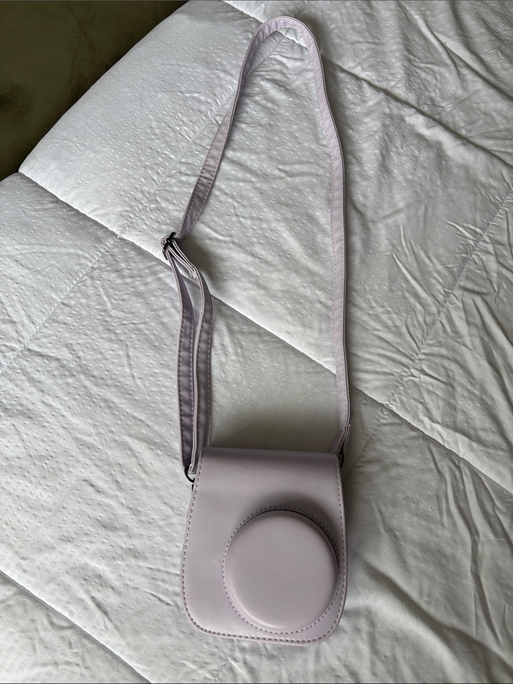 Lavender Crossbody Polaroid Camera Bag